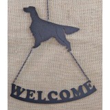 ENGLISH SETTER WELCOME SIGN